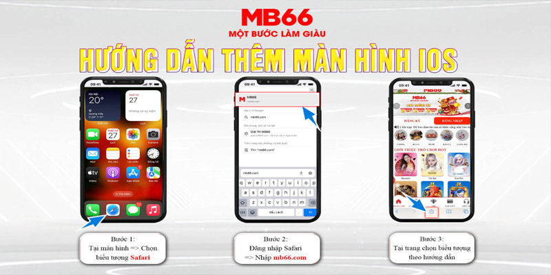 Hướng dẫn tải app MB66 IOS 3 bước đầu